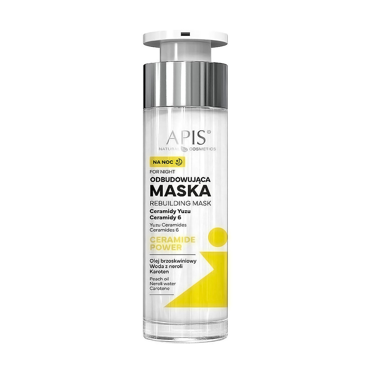 Нічна відновлювальна маска для обличчя Apis Natural Cosmetics Ceramide Power Rebuilding Mask, 50 мл